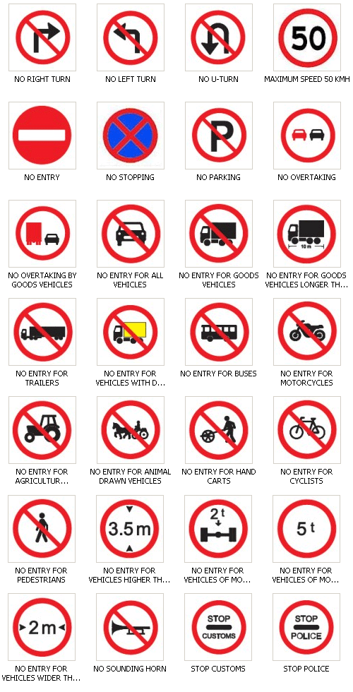 Prohibitory Road Sign 1439292923575