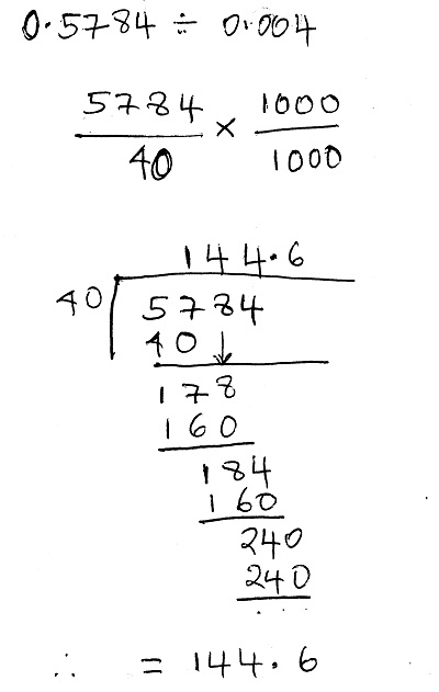 Maths Decimals 6