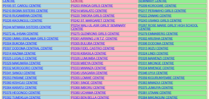 Matokeo ya Kidato Cha Nne 2025 CSEE NECTA results released - Access via official portal matokeo.necta.go.tz or alternative link