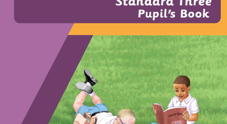 Official English Standard Three Textbook Cover By Tie Tanzania