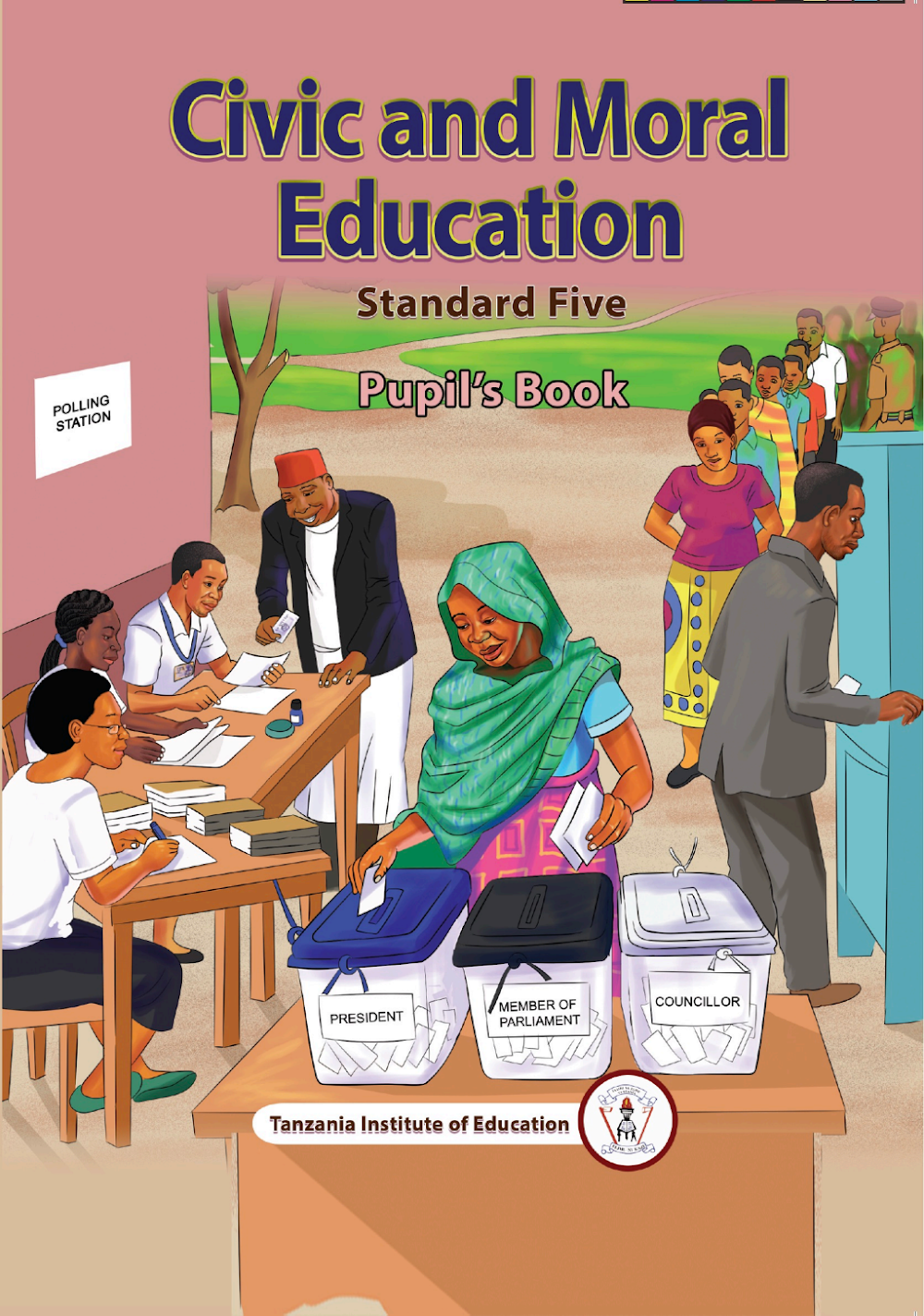 Civic And Moral Education Standard Five Tie Textbook Tanzania