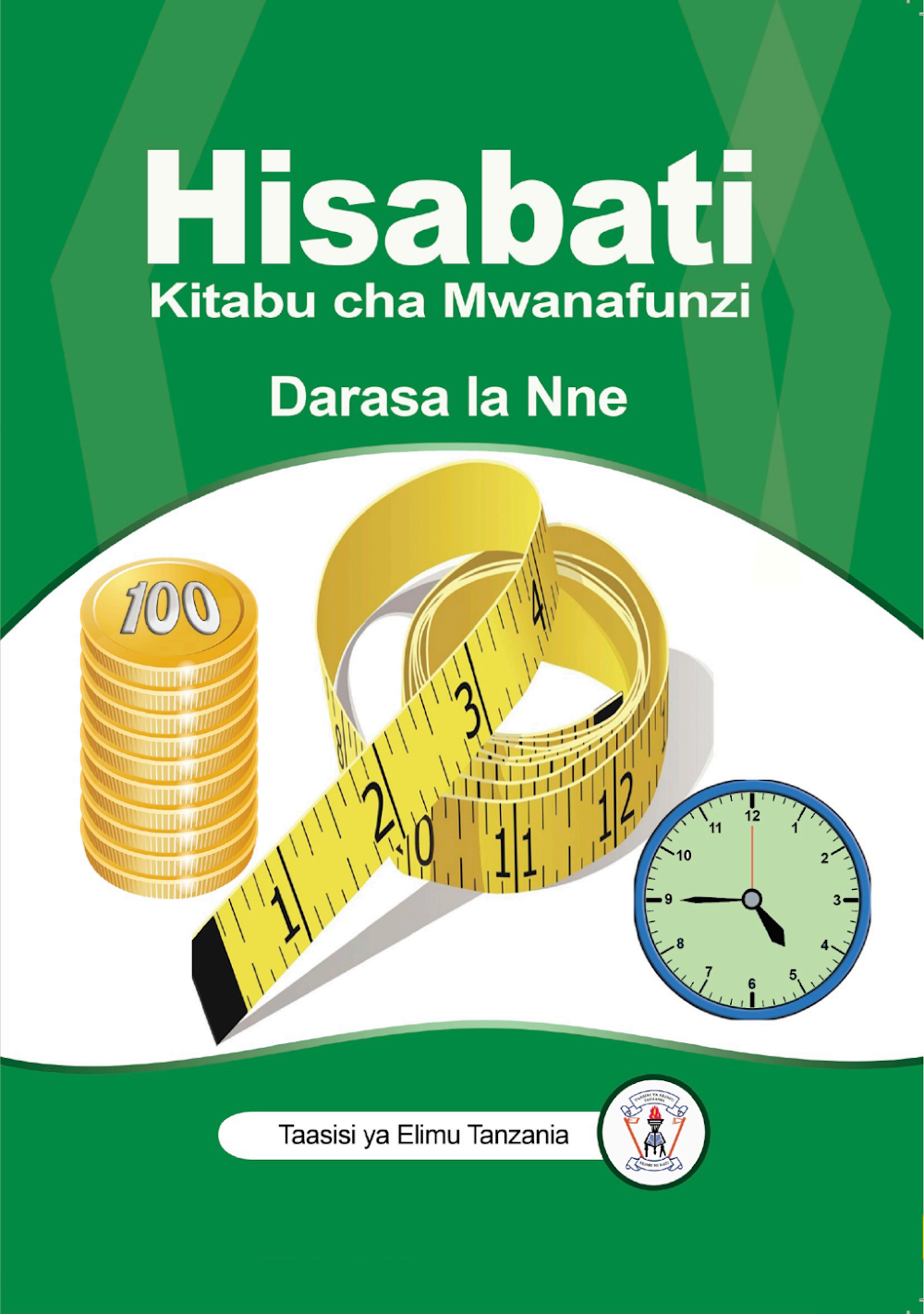 Mathematics Standard Four Textbook Cover Tanzania Tie Syllabus