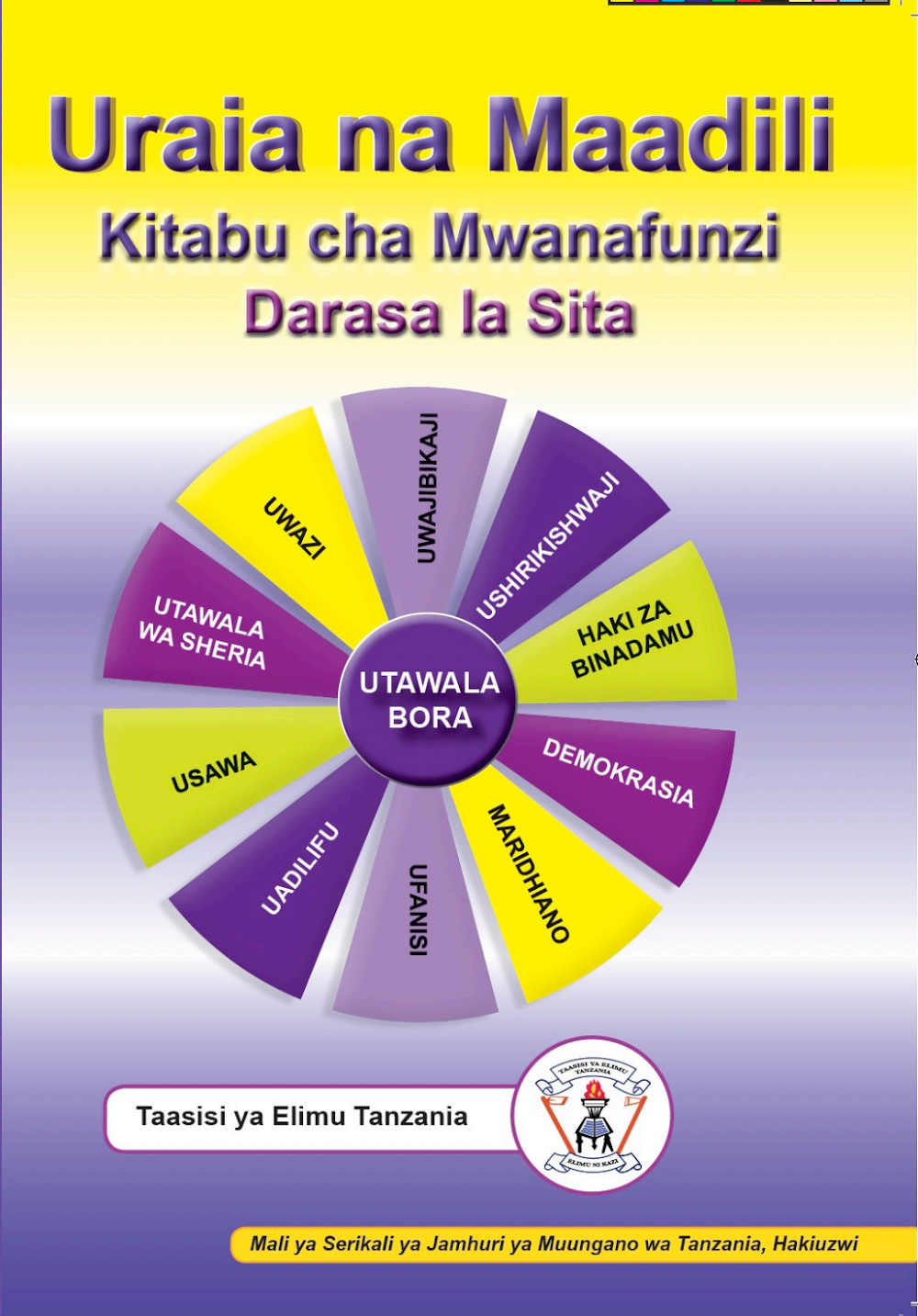Uraia Na Maadili Darasa La Sita – Kitabu Cha Mwanafunzi Tie Tanzania