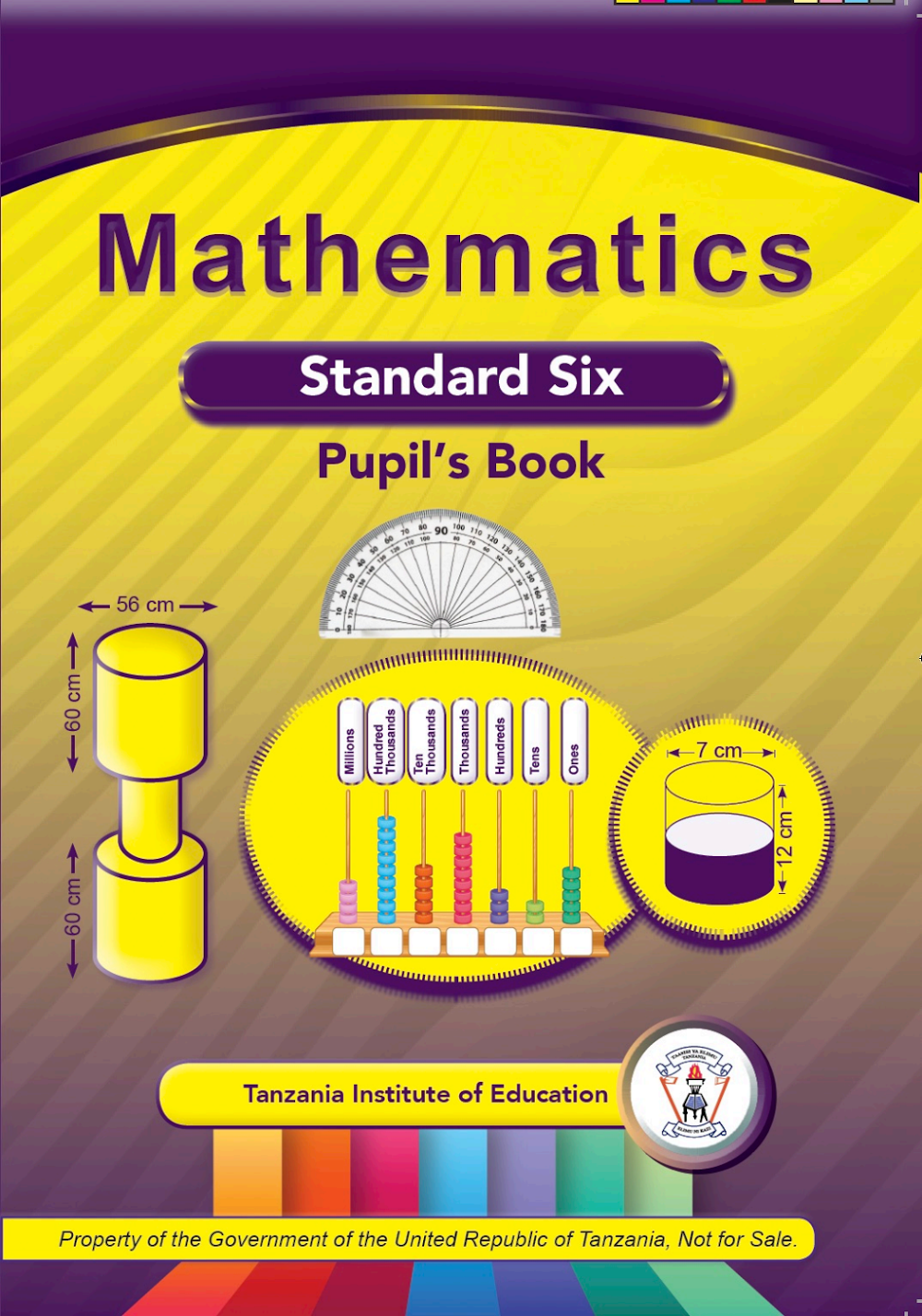 Mathematics Standard Six Tie Textbook Tanzania
