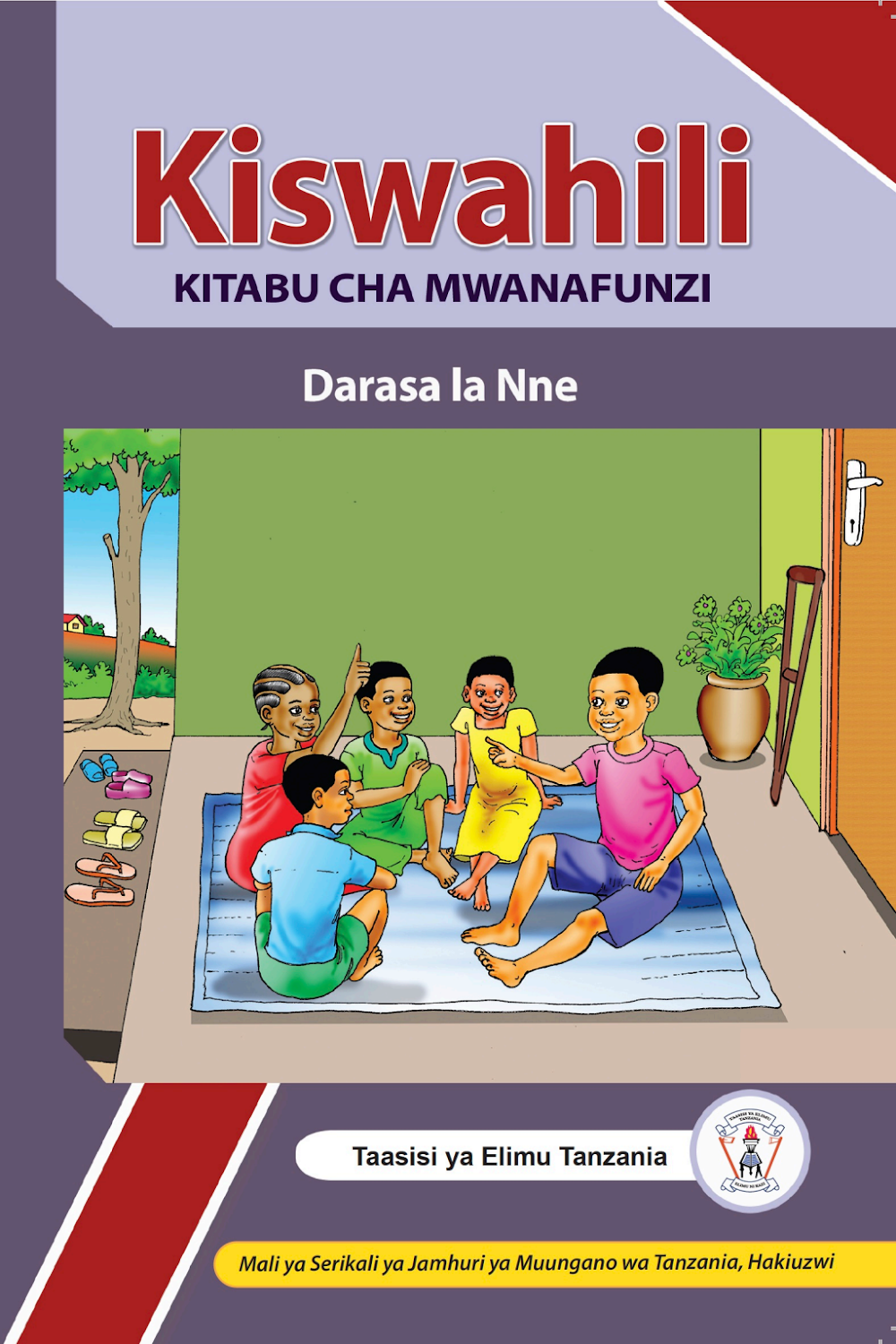 Kitabu Cha Kiswahili Darasa La Nne Tanzania Tie Mtaala