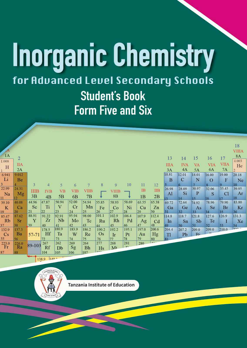 Form Five And Six Inorganic Chemistry Tie Book New Syllabus For Tanzanian A-Level Students