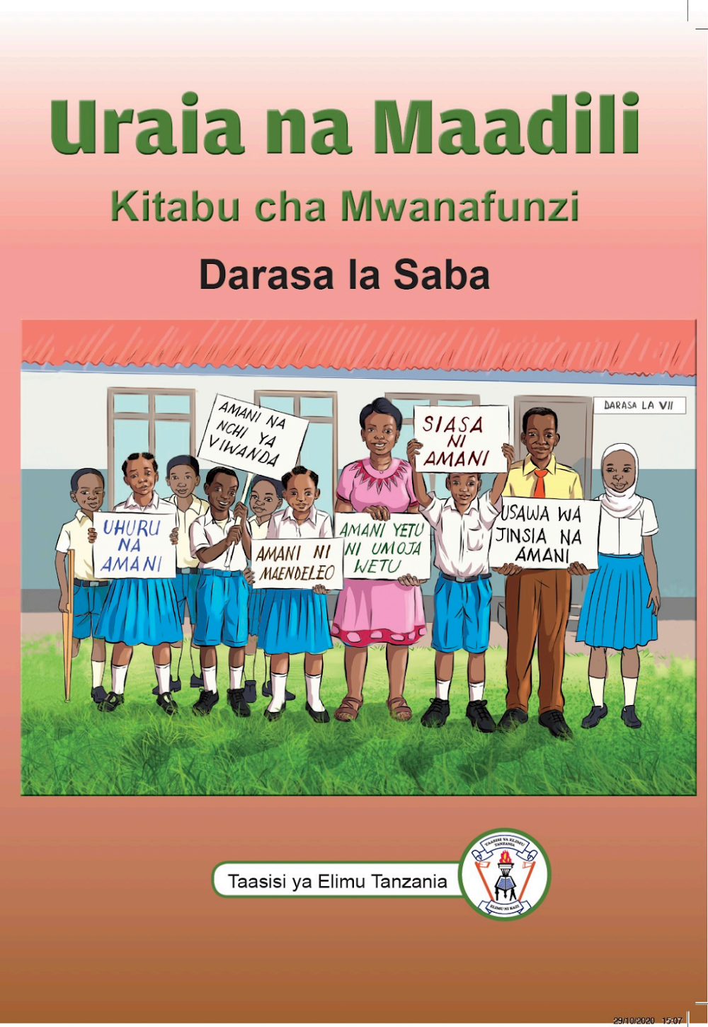 Uraia Na Maadili Darasa La Saba – Kitabu Cha Mwanafunzi Tie Tanzania