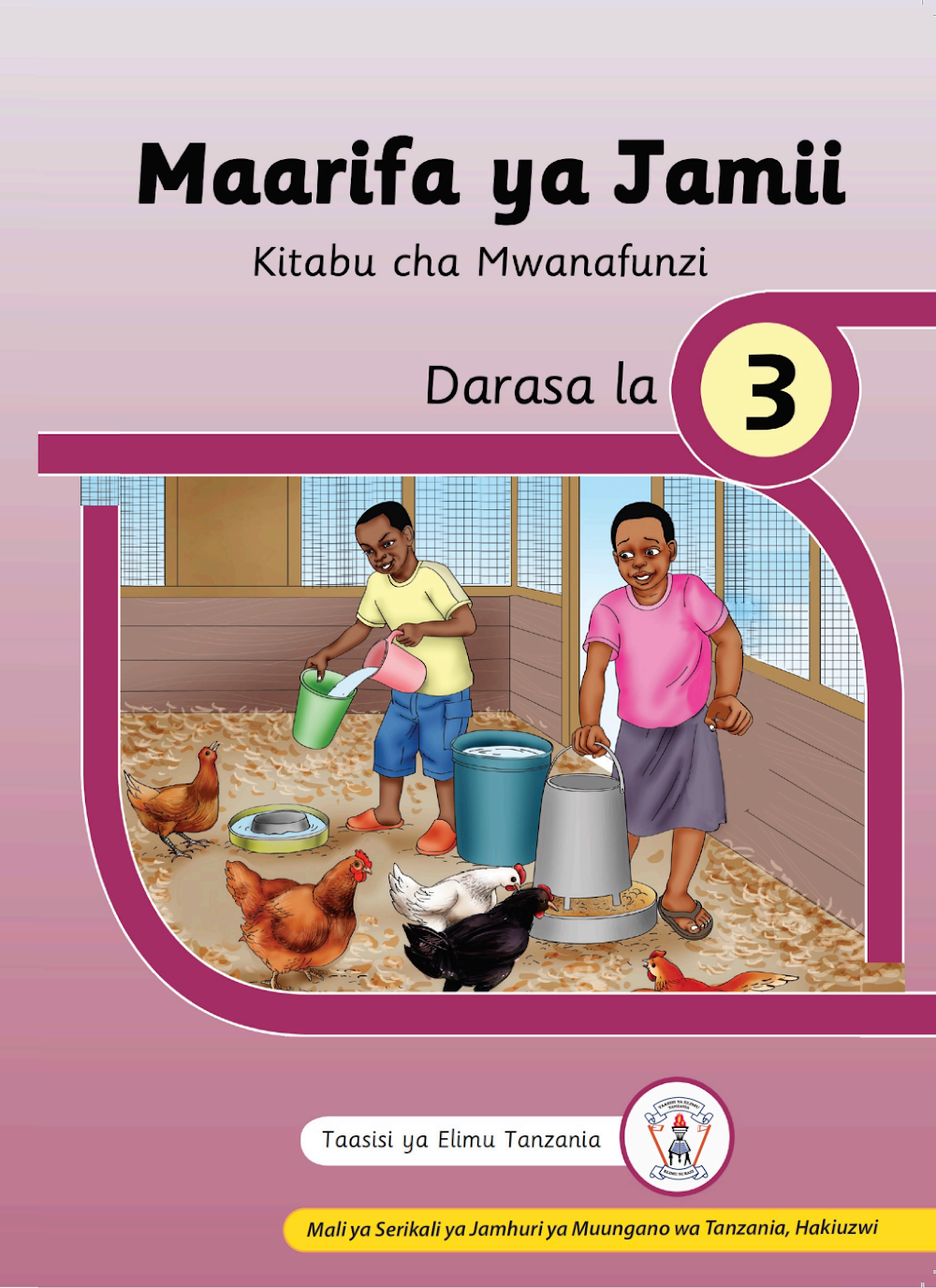 Kitabu Cha Maarifa Ya Jamii Darasa La Tatu Tanzania Tie Mtaala