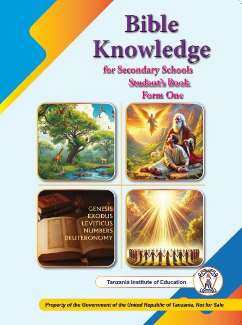 Form One Bible Knowledge Student Textbook Tie Book New Syllabus For Tanzanian Ordinary Level Secondary Schools