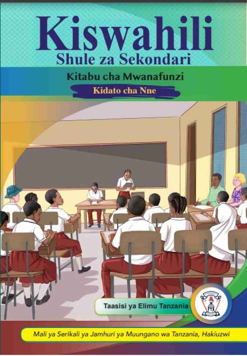 Kitabu Cha Kiswahili Kidato Cha Nne Tie Book Mtaala Mpya Shule Za Sekondari Tanzania