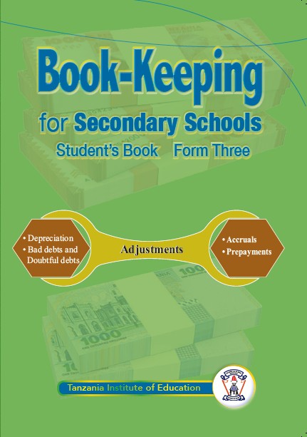 Bookkeeping Form Three TIE Book PDF Tanzania Ordinary Secondary School Curriculum