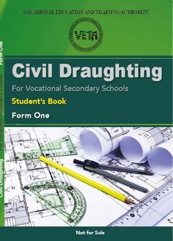 Form One Civil Draughting Tie Book Cover