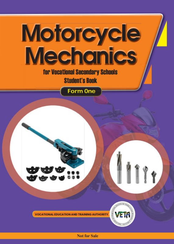 Form One Motorcycle Mechanics Tie Book Cover-Vocational Stream