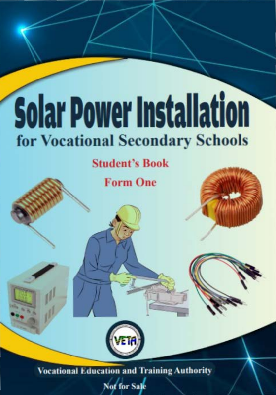 Form One Solar Power Installation TIE Book Cover